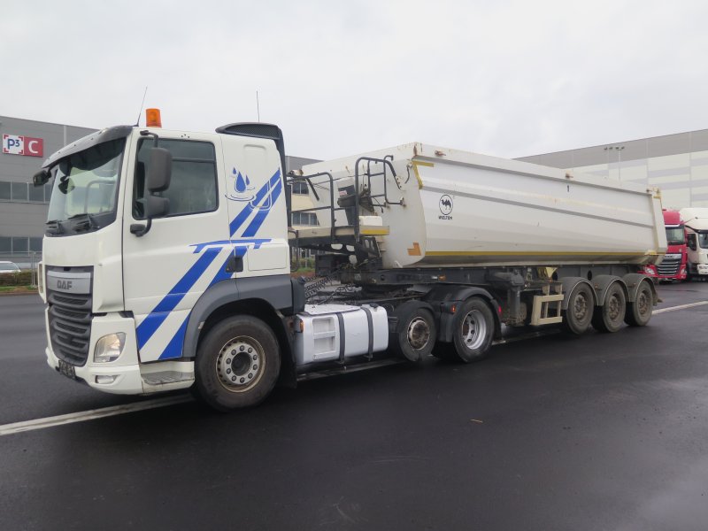 DAF DAF CF 460 FTP 6X2 + HYDRAULIKA + NÁVĚS VANA WIELTON REZERVACE !