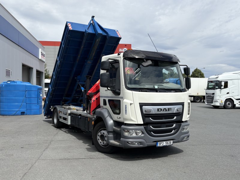 DAF LF 290 16T NOSIČ KONTEJNERŮ MAN.+ RUKA