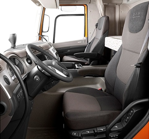 Interiér kabiny Sleeper Cab