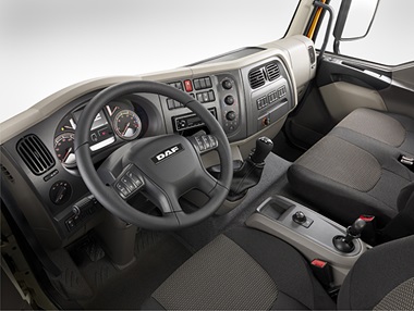 DAF LF Construction dashboard